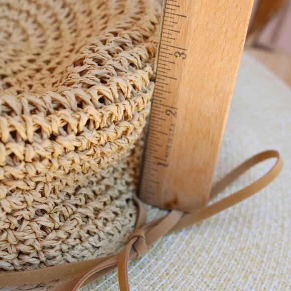 The Scala Collection Packable Beach Travel Crocheted Sun Hat Women - Picture 11 of 14